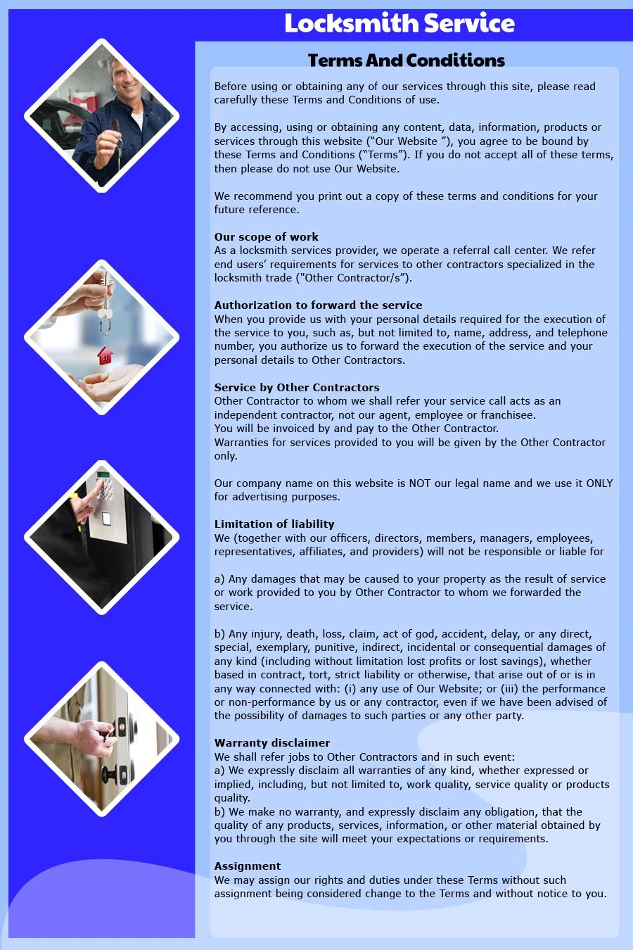 Quincy Locksmith Store Quincy, MA 617-603-7524 - TermsAndCondition-15